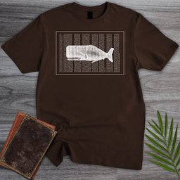 Written Whale T Shirt Gift For Nature Lover