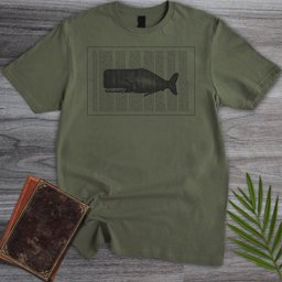 Written Whale T Shirt Gift For Nature Lover