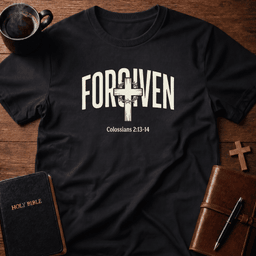 Forgiven Crown T Shirt Gift For Christian