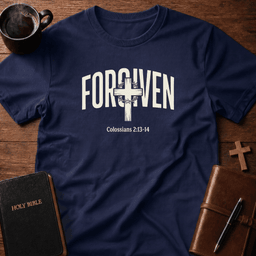 Forgiven Crown T Shirt Gift For Christian