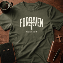 Forgiven Crown T Shirt Gift For Christian
