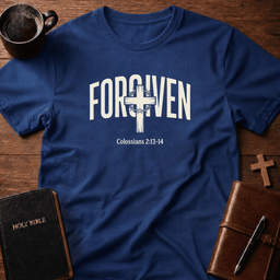 Forgiven Crown T Shirt Gift For Christian