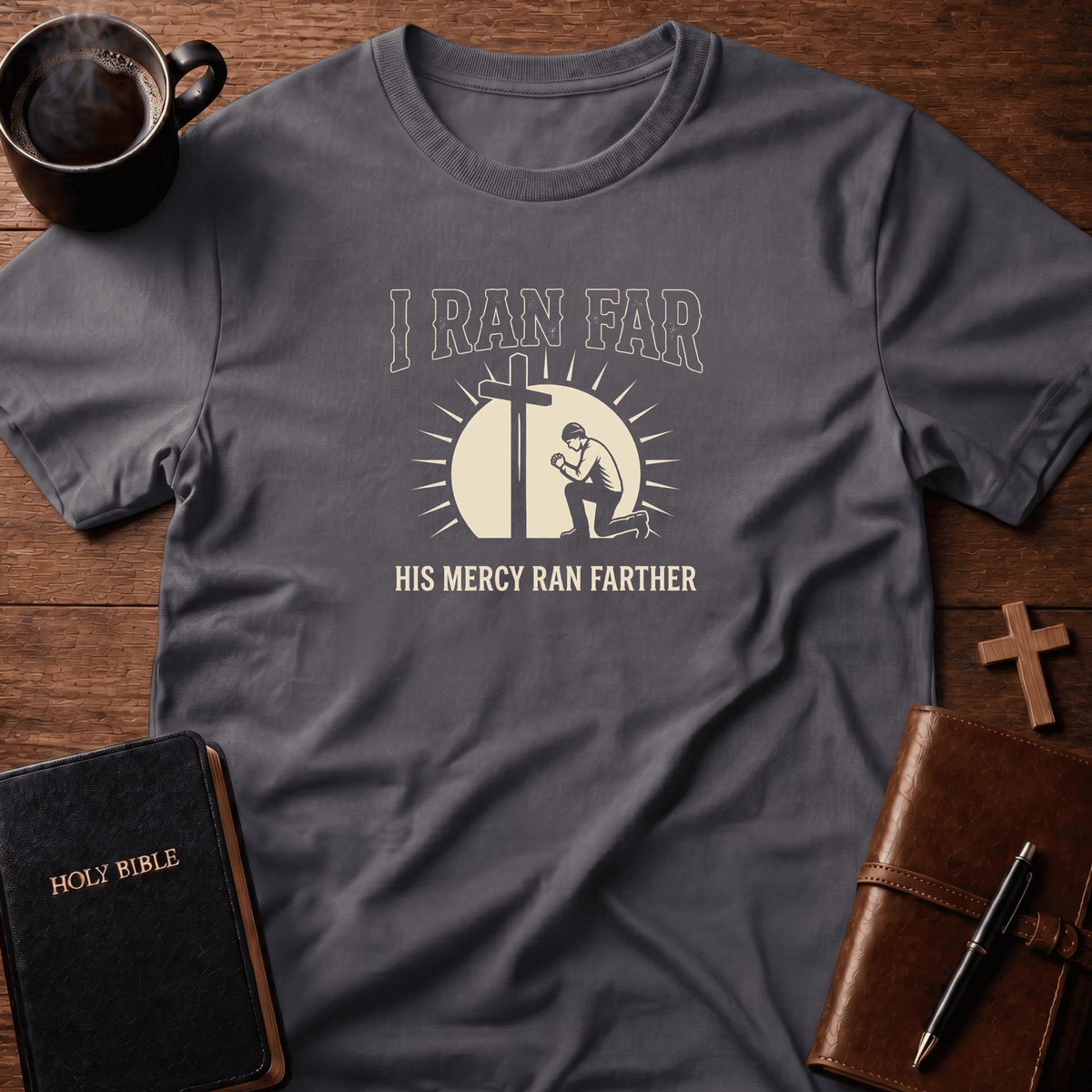 I Ran Far T Shirt Gift For Christian