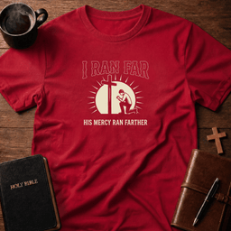 I Ran Far T Shirt Gift For Christian