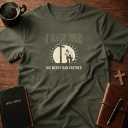 I Ran Far T Shirt Gift For Christian