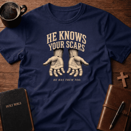He Knows T Shirt Gift For Christian