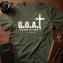 God Over All T Shirt Gift For Christian