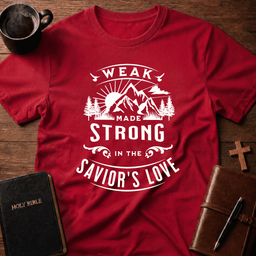 Made Strong T Shirt Gift For Christian