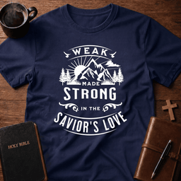 Made Strong T Shirt Gift For Christian