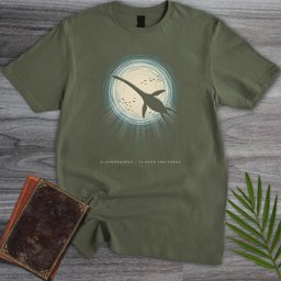 Sunlit Window Elasmosaurus T Shirt Gift For Nature Lover