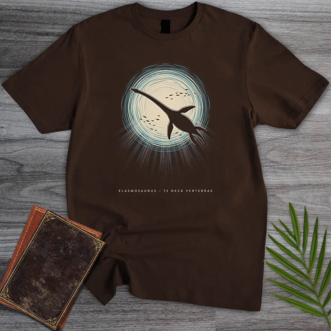 Sunlit Window Elasmosaurus T Shirt Gift For Nature Lover
