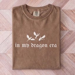 In My Dragon Era Gothic Tee Gift For Cat Lover