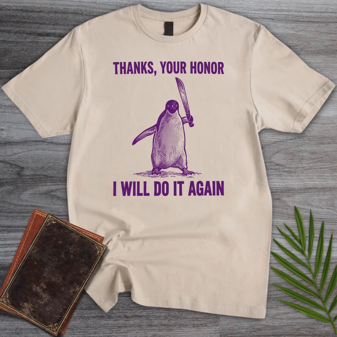 The Criminal Penguin T Shirt Gift For Nature Lover