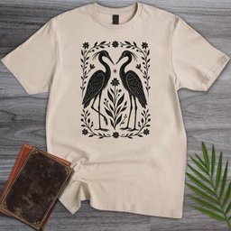 The Heron Lovers T Shirt Gift For Nature Lover