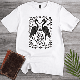 The Heron Lovers T Shirt Gift For Nature Lover