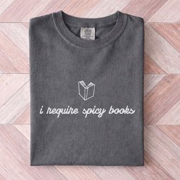 I Require Spicy Books Tee Gift For Cat Lover