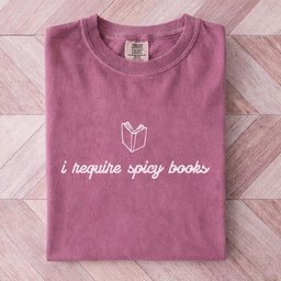 I Require Spicy Books Tee Gift For Cat Lover