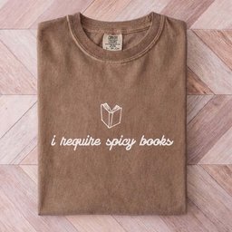I Require Spicy Books Tee Gift For Cat Lover