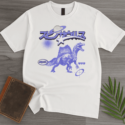 Vintage Y2k Japanese Spinosaurus T Shirt Gift For Nature Lover