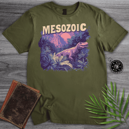 Vibrant Mesozoic Jungle Exploration T Shirt Gift For Nature Lover