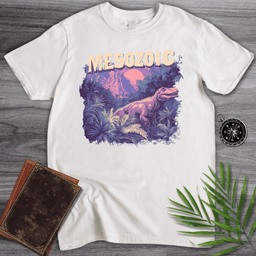 Vibrant Mesozoic Jungle Exploration T Shirt Gift For Nature Lover