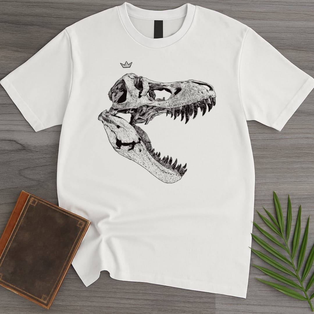T Rex Cretaceous Crowned King T Shirt Gift For Dinosaur Lover
