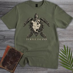 Turtle Island T Shirt Gift For Nature Lover