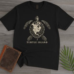 Turtle Island T Shirt Gift For Nature Lover