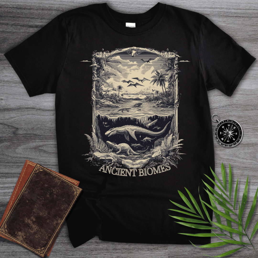 Victorian Ancient Biomes T Shirt Gift For Nature Lover