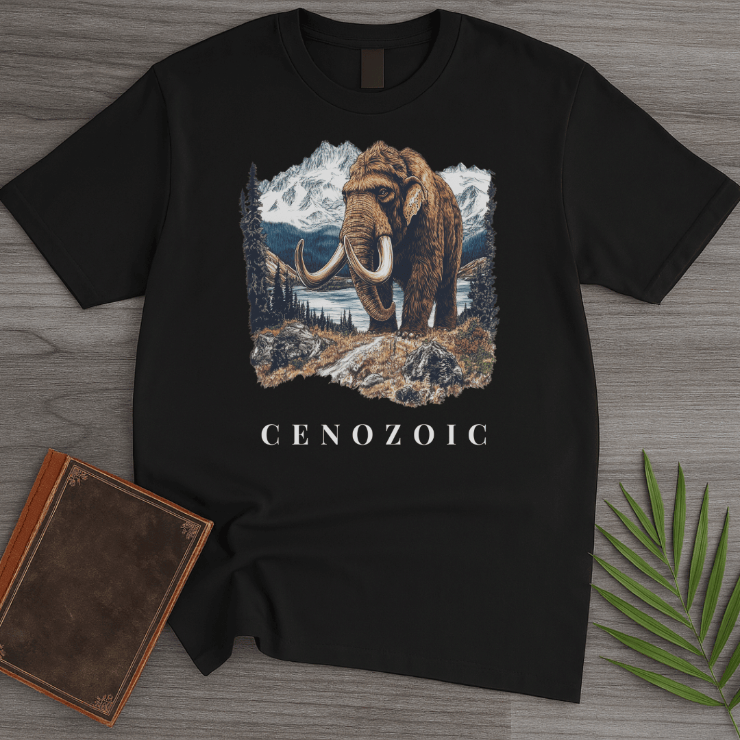 Woolly Mammoth In Cenozoic T Shirt Gift For Nature Lover