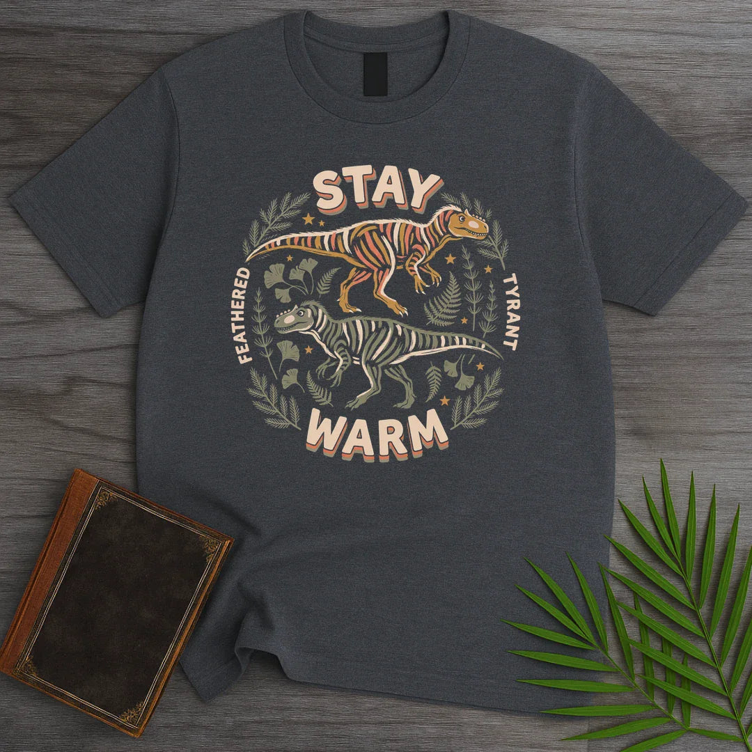 Stay Warm Yutyrannus T Shirt Gift For Nature Lover