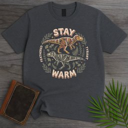 Stay Warm Yutyrannus T Shirt Gift For Nature Lover