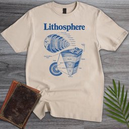 Vintage Lithosphere T Shirt Gift For Nature Lover