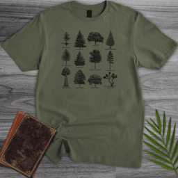 Trees Of North America T Shirt Gift For Nature Lover
