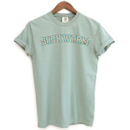 Floral Bookworm Shirt T Shirt Gift For Cat Lover