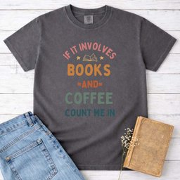Books And Coffee Rainbow Tee Gift For Cat Lover