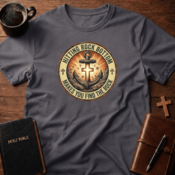 Anchor Rock T Shirt Gift For Christian