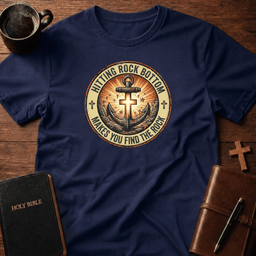 Anchor Rock T Shirt Gift For Christian