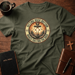 Anchor Rock T Shirt Gift For Christian
