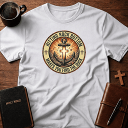 Anchor Rock T Shirt Gift For Christian
