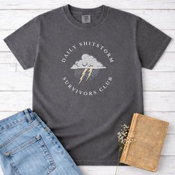 Daily Sh Tstorm Survivors Club Tee Gift For Cat Lover