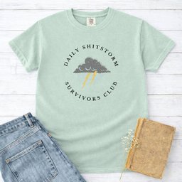 Daily Sh Tstorm Survivors Club Tee Gift For Cat Lover