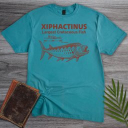 Xiphactinus Largest Cretaceous Fish T Shirt Gift For Nature Lover