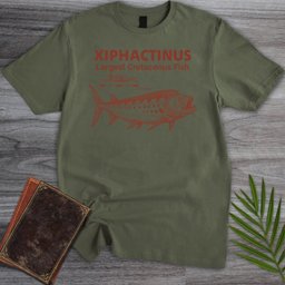 Xiphactinus Largest Cretaceous Fish T Shirt Gift For Nature Lover