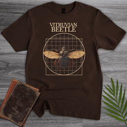 Vitruvian Beetle T Shirt Gift For Nature Lover