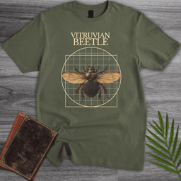 Vitruvian Beetle T Shirt Gift For Nature Lover