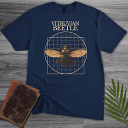 Vitruvian Beetle T Shirt Gift For Nature Lover