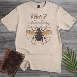 Vitruvian Beetle T Shirt Gift For Nature Lover