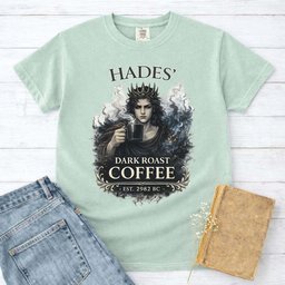Hades Dark Roast Coffee T Shirt Gift For Cat Lover