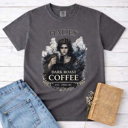 Hades Dark Roast Coffee T Shirt Gift For Cat Lover